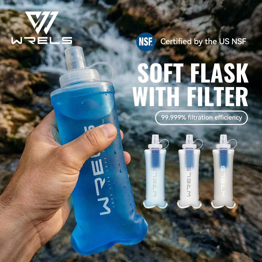 Ultralight Collapsible Water Filter Soft Flask