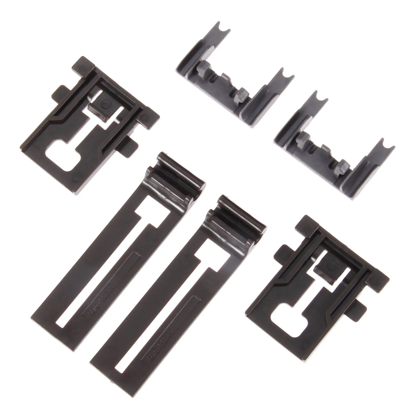 

6 шт., набор для ремонта посудомоечной машины, W10195839 регулирующая стойка W10195840 позиционер W10250160 регулирующий рычаг зажим-замок для Kenmore