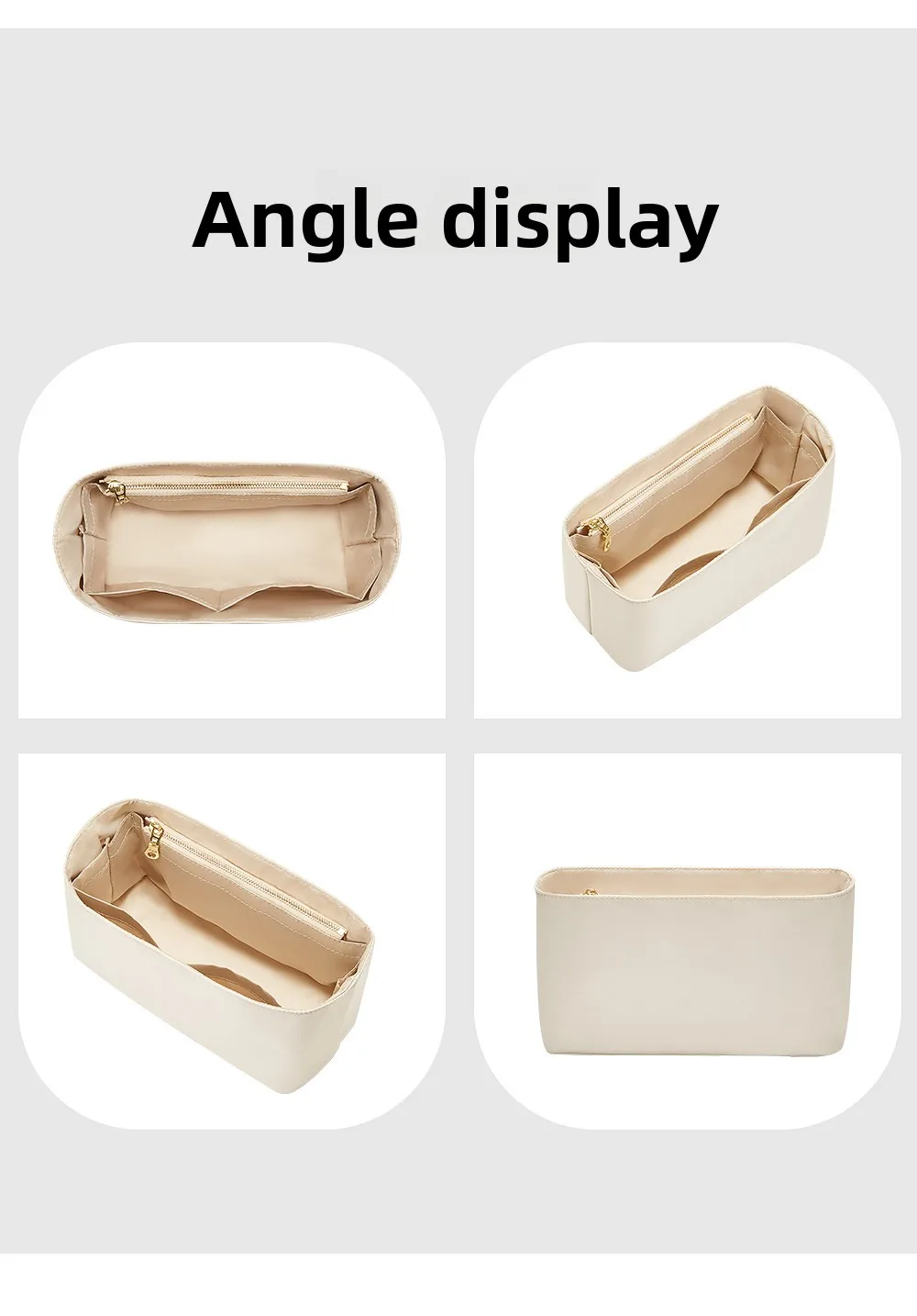 Nylon Bag Insert Liner For Garden Party 23 30 36 Bag Organizer Support Shaper Tidy Storage Lightweight Durable Perfect Fit