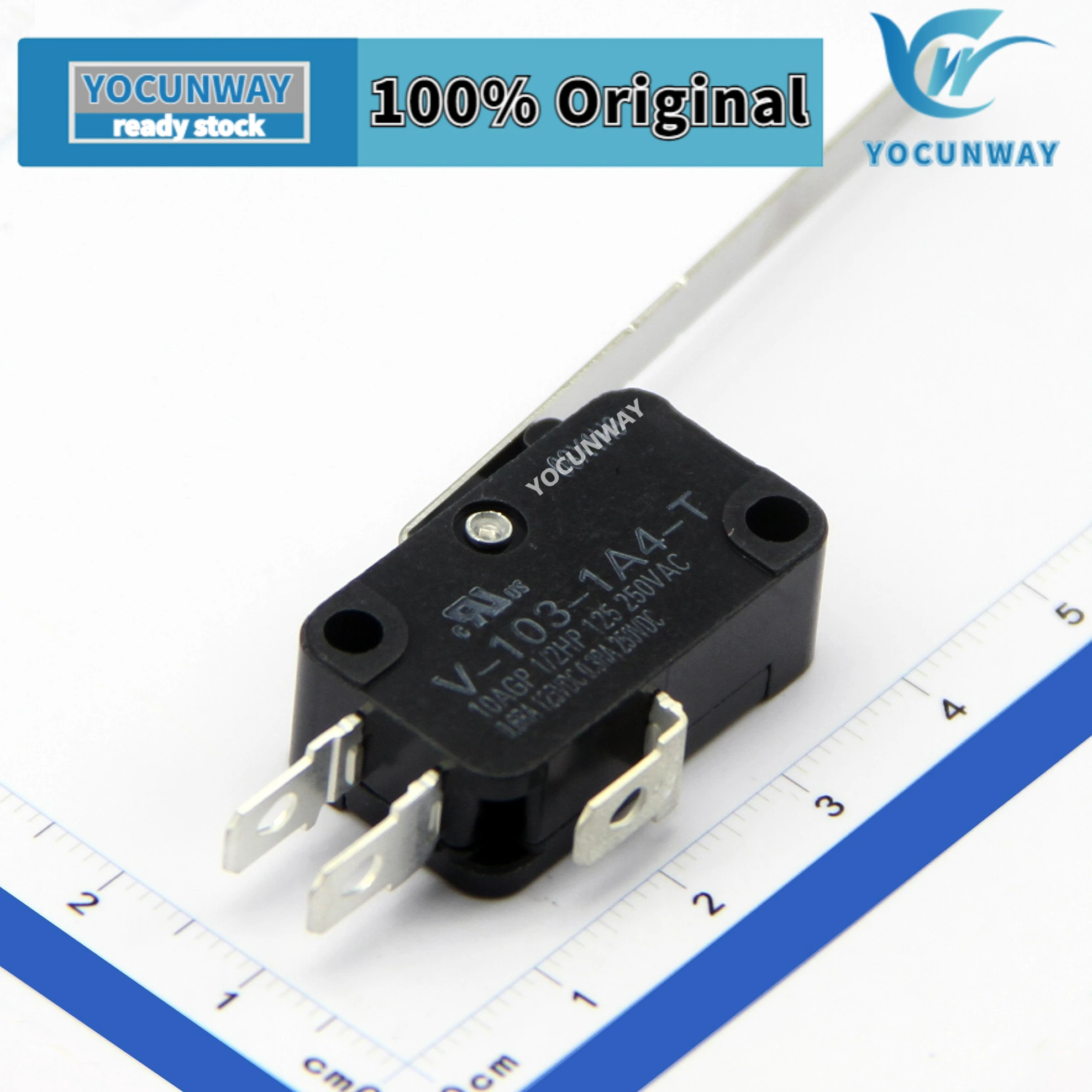 

V-103-1A4-T New Original Micro Switch Push Button Travel Switch Japan Limit Switch