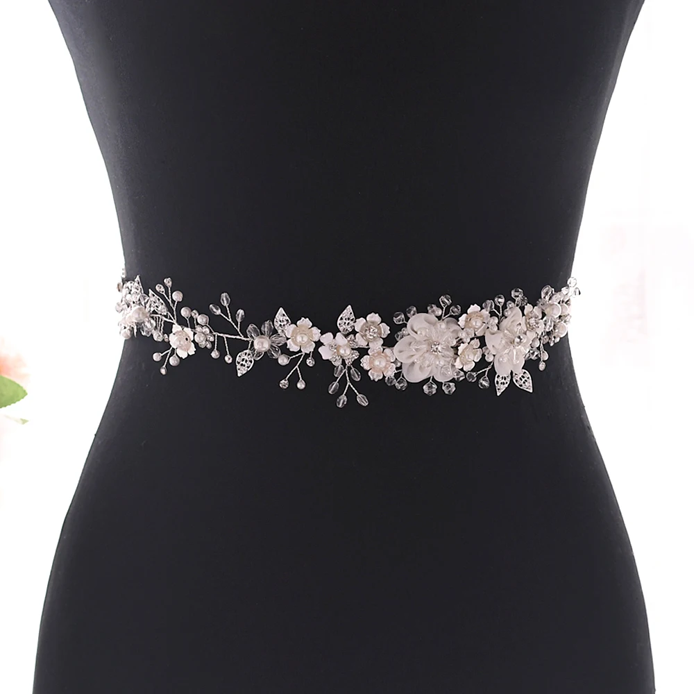Bride Belt Bridal Sash Rhinestone Belt 