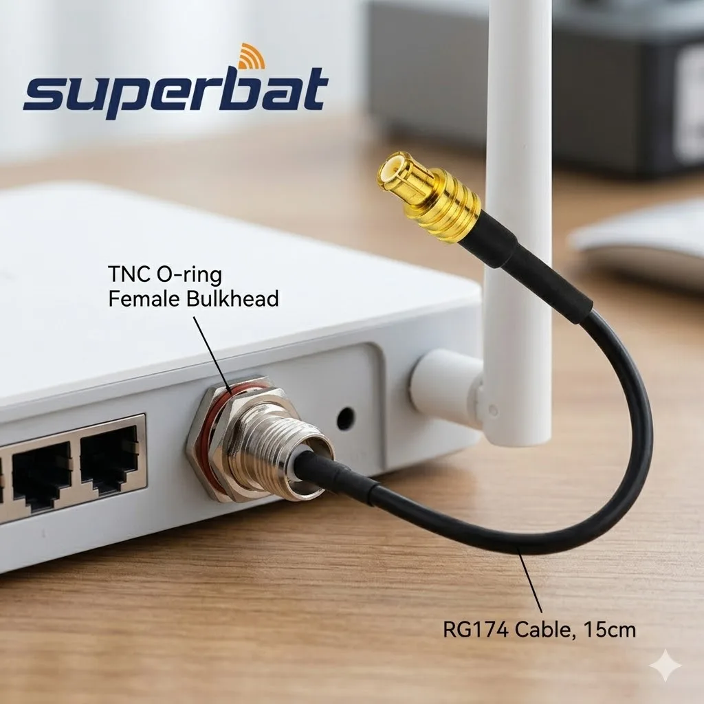 RF Coaxial Connector Cable for Wireless Antenna