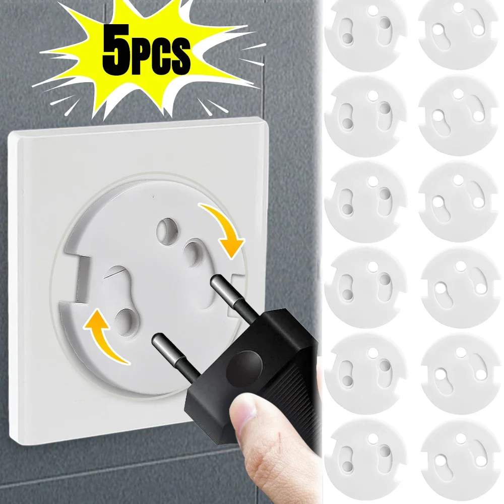 1-5pcs Power Socket Protection Cover Power Switch Safety Plug Protective Cover Plug Strip Protective Baby Safety Supplies