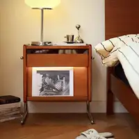 Table De chevet à compartiment caché, minimaliste, moderne, peu encombrante, luxe, Premium, meubles De maison 6
