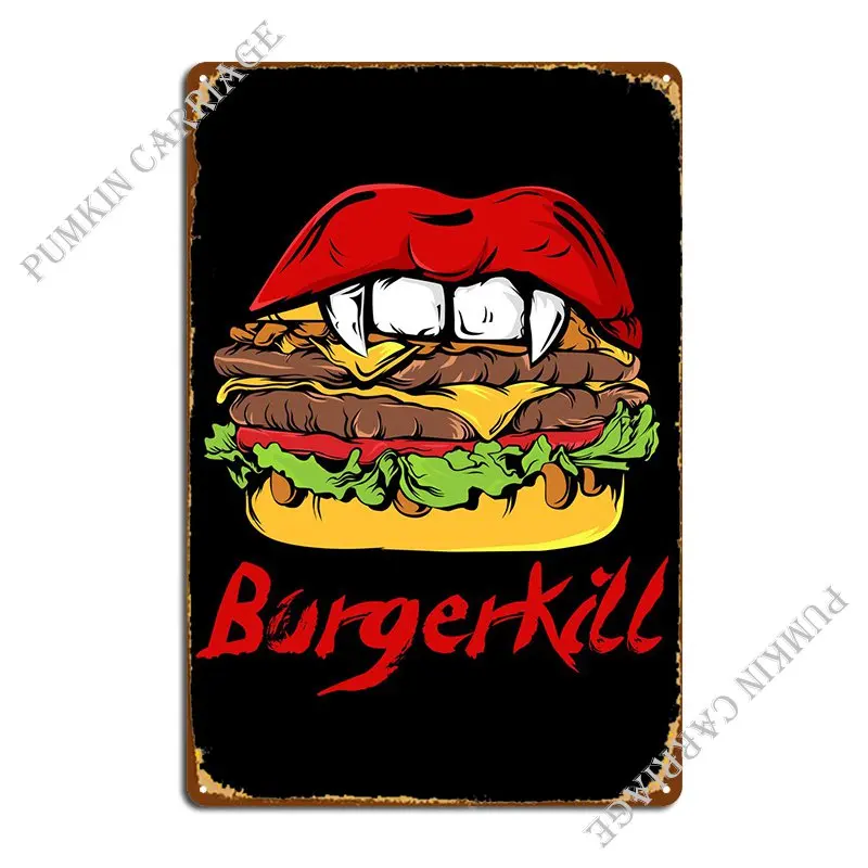 

Burgerkill Metal Plaque Poster Wall Mural Party Custom Wall Cave Tin Sign Poster