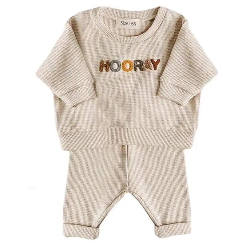 

Toddler Fall Outfits Boy Long Sleeve Sweatshirt With Pants Newborn Infant Autumn Spring Outfits Gender Neutral Clothes For Baby