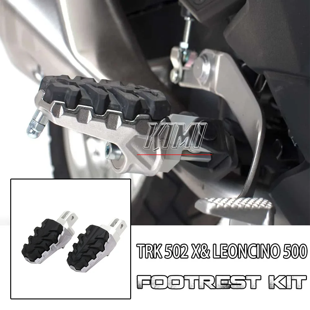 

Motorcycle Foot Pegs Footrest Pedal Kit TRK 502 X For Benelli Leoncino 500 Trail 2018-2024 For Aprilia SL 750 Shiver 2007-2016