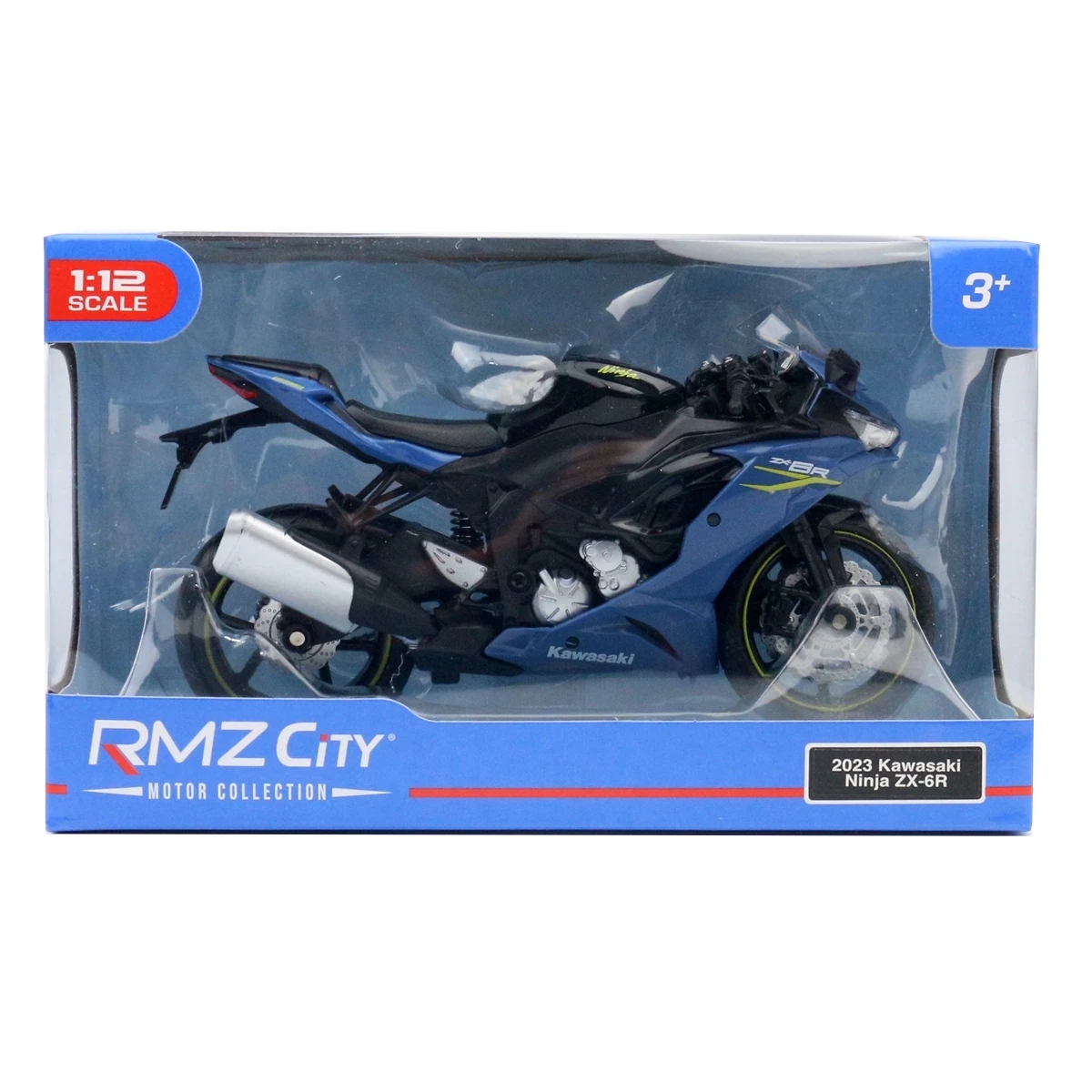 1/12 Kawasaki Ninja ZX-6R Motorcycle Toy 1:12 RMZ City
