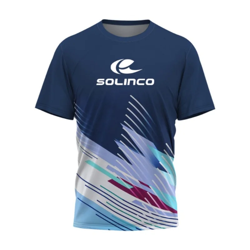 

Summer Outdoor Tennis Tracksuits Breathable Quick Dry Men's T Shirt Badminton Training Clothing Fashion Loose Short Sleeve Tops