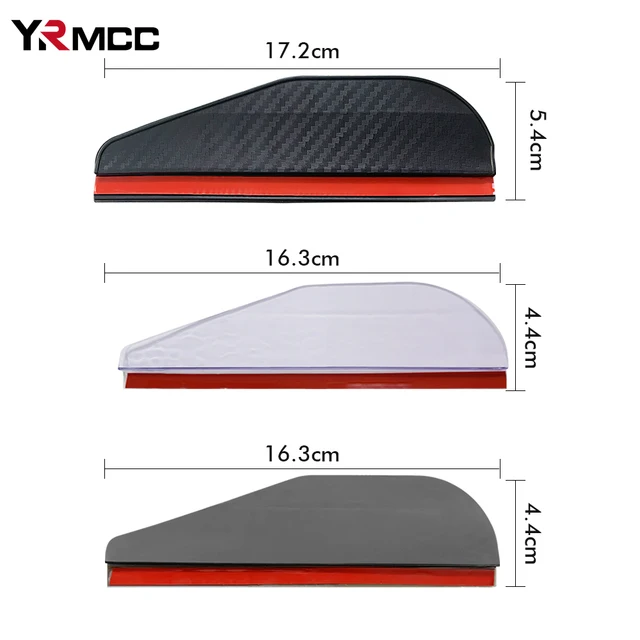 2PCS Carbon Fiber Sun Visor Shade Cover Car Rearview Mirror Rain Eyebrow Protector Clear Vision for Rain Car Mirror Accessories - Image 6