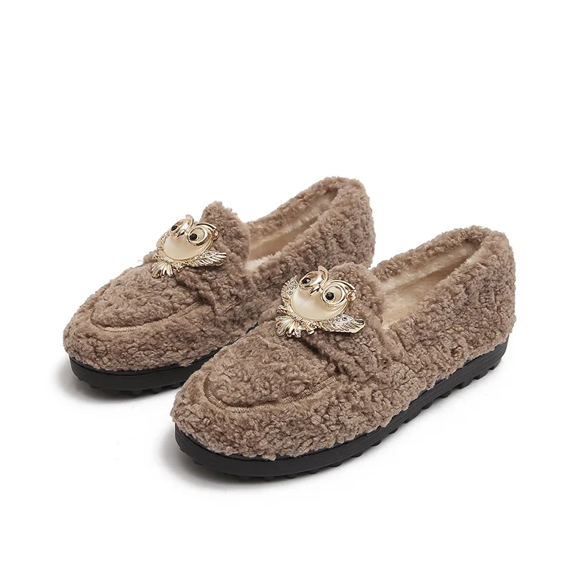 Donna Pelle Lana Inverno Pantofole Pelliccia Di Agnello ZAKOPIANKI - Foto 5