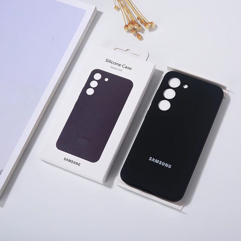 Soft Touch Liquid Silicone Shockproof Phone Case - Full Protective Cover