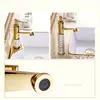 European-style Ceramic Bathroom Sink Square Countertop Basin Round Gold Art Basin Light Luxury Washbasin Set Washing Hand Basin 5