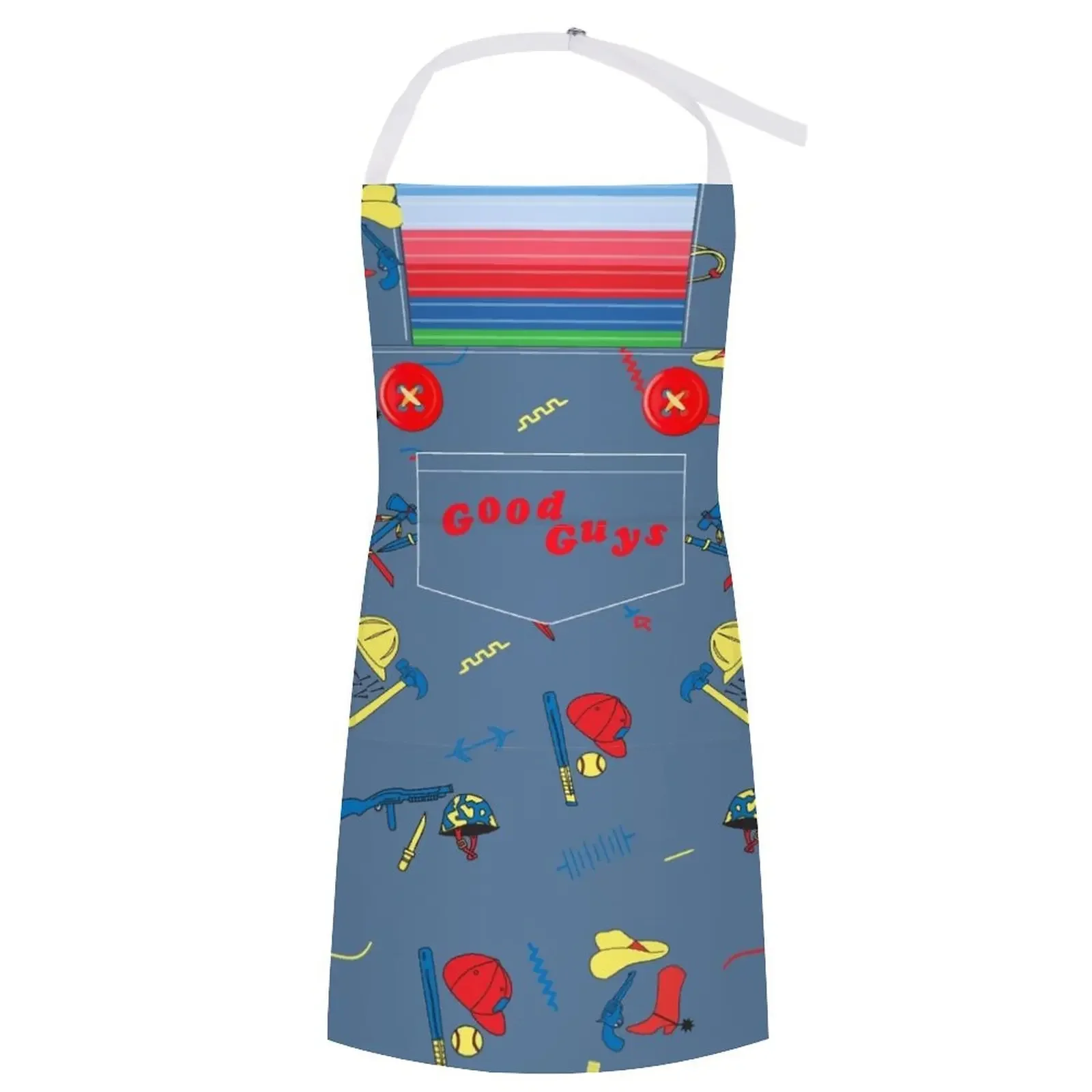 

Good Guys Child's Play Chucky - Killer Doll Overalls Apron Kitchen Aprons For Men Apron Ladies