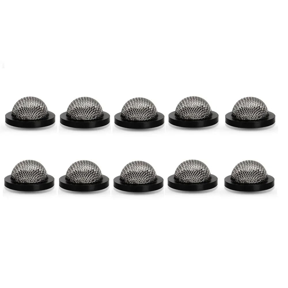 Pack of 10 Silicone Rubber Mesh Filter Screen Washers