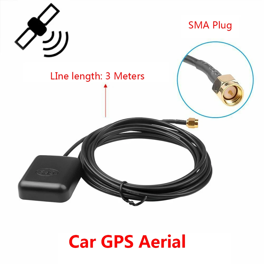 

GPS/GLONASS/BDS/GNSS Magnetic Mount Antenna With 3 Meters Cable SMA Connector External GPS Dual Antenna High-precision Active