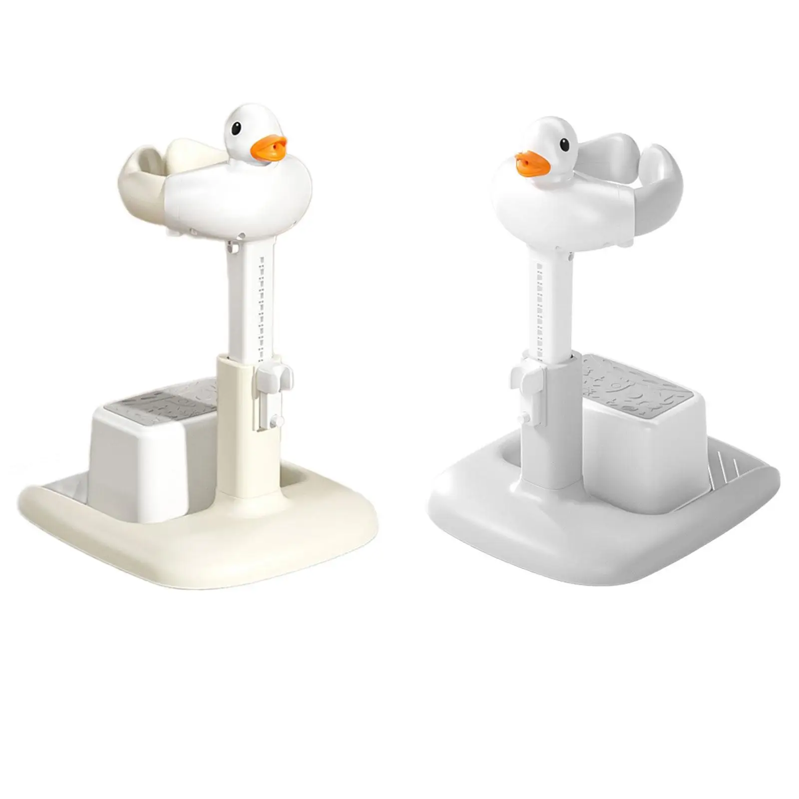 Baby Bath Support Ergonomic Stable Anti Slip Adjustable Use in Sink Tub Spine Protector Bath Rack Hug Tower with Seat for Baby