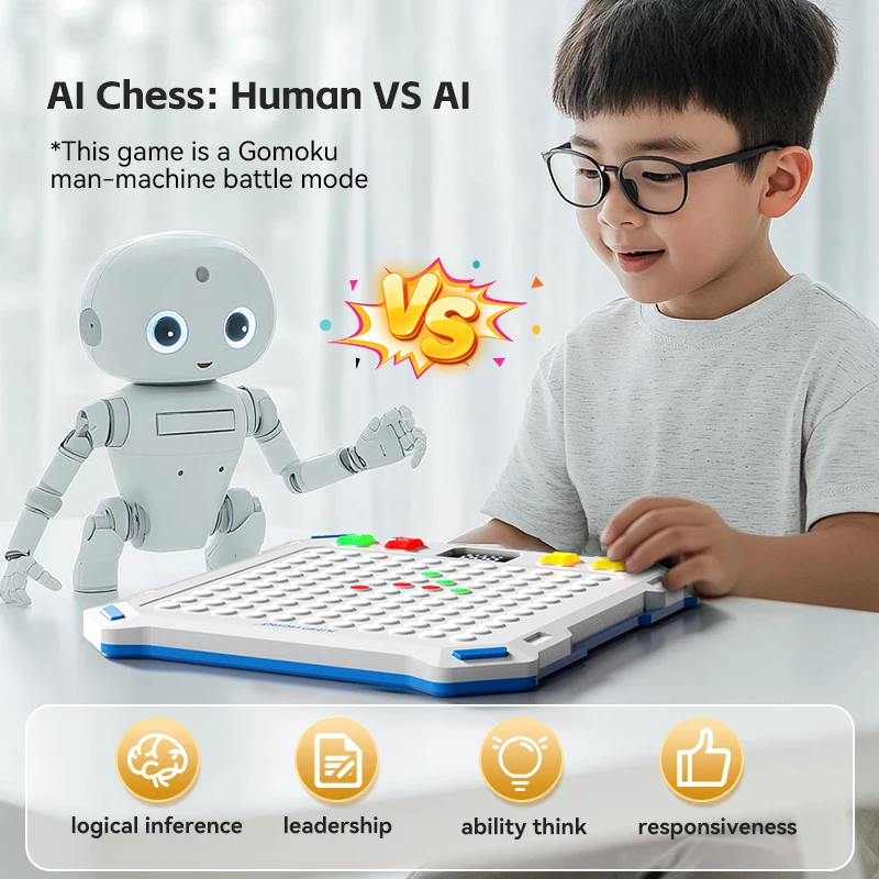 14가지 기능을 갖춘 다기능 스마트 보드 게임 전자 AI 체스, 백개먼, 틱택토, 두더지 잡기 게임, 어린이 교육용 장난감