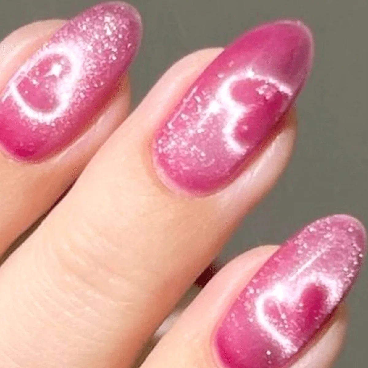 Magnetic Nail Art Tools Cat Eye Nail Tool Magnetic Nail Tools 1pc Nail Magnet Heart Patterns Cat Eye DIY Manicure Nail Art Magnet Gel Polish Manicure Tools Professional Beauty Tool