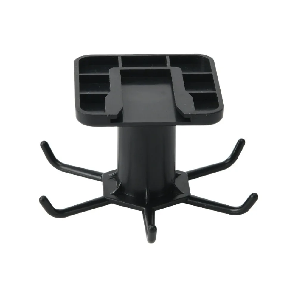 360 Derece Dönen Depolama Rafı Delme Yok 6 Pençeli Çok Fonksiyonlu Raflar Yerden Tasarruf Sağlayan Mutfak Kancaları Gereçler Depolama