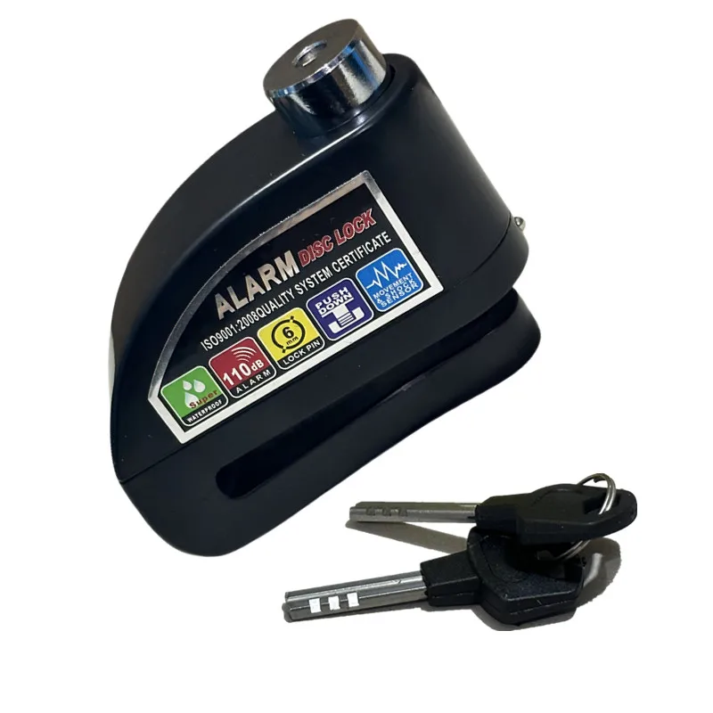 Alarma Universal para motocicleta, bloqueo de freno de disco, alarma antirrobo de seguridad