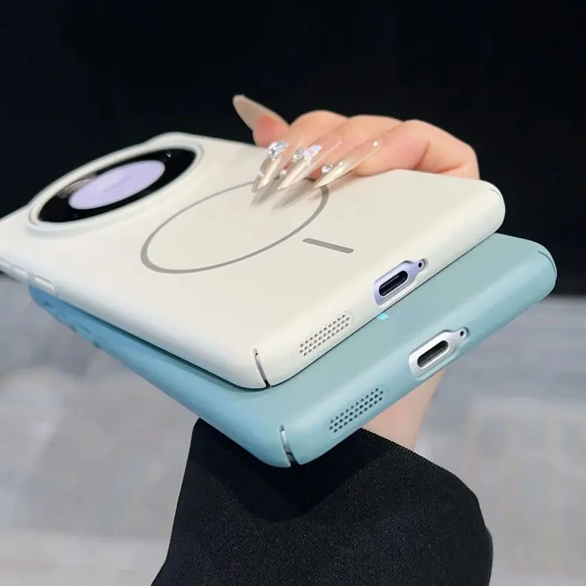 Matte Silicone Magnetic Magsafe-Compatible Soft Case