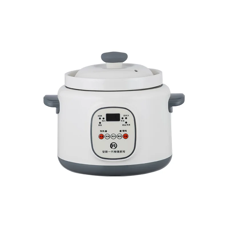 1800ML Electric Slow Stewer Household Home Automatic Stewing Pot Multi Cooker Ceramic Cooking Machine 220V 2