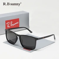 Lunettes de soleil rectangulaires classiques pour hommes et femmes, pour la conduite, la pêche, Protection UV400, polarisées, à la mode 3