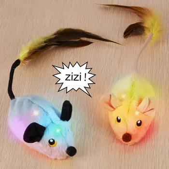 Interactive Cat Toy Mouse Rechargeable Moving Automatic Cat Toys Electric Mouse Cat Teaser Toys for Indoor Cats 1