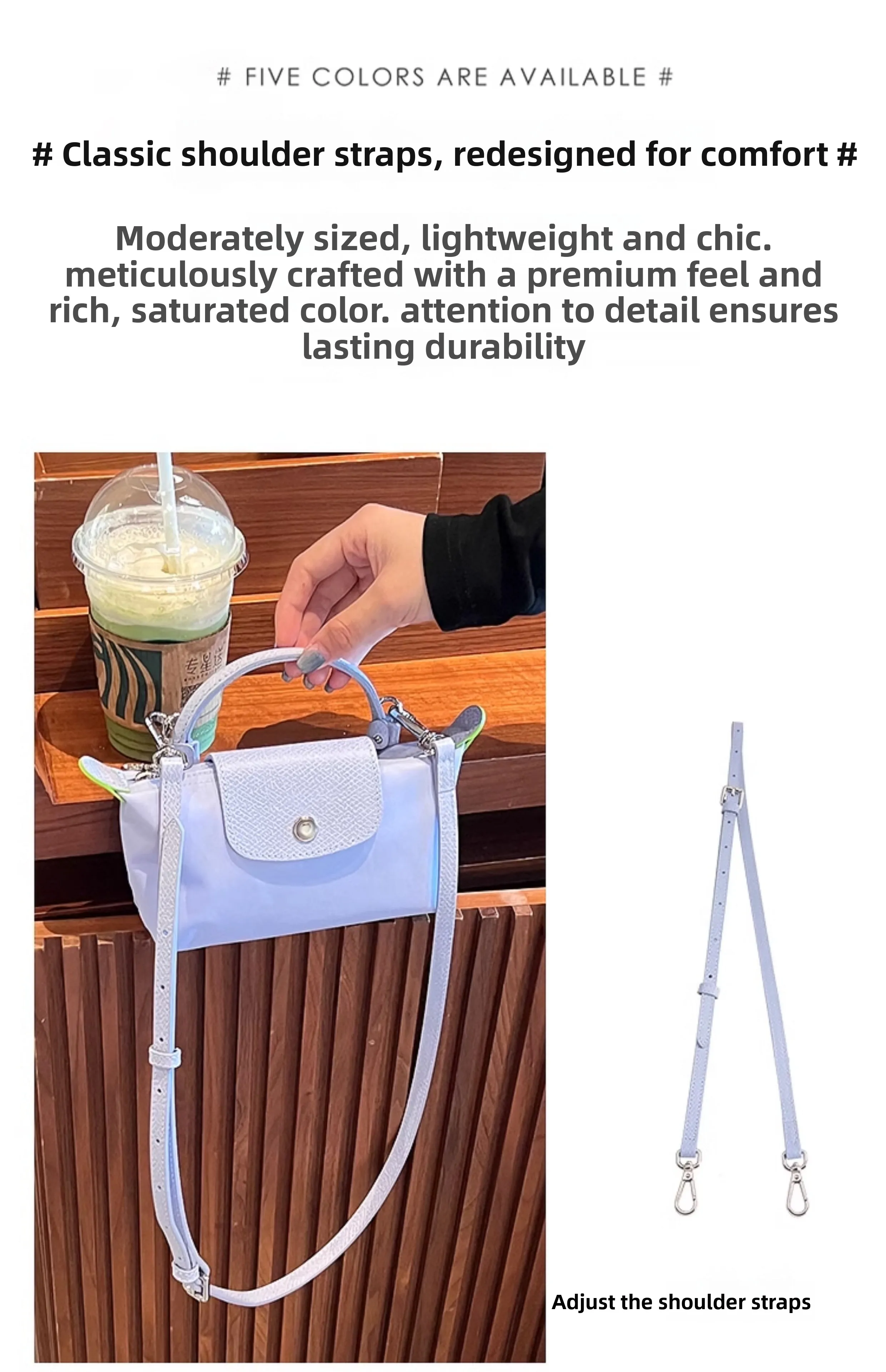 Shoulder Strap For Longchamp Strap Mini New Color Mini Bag Strap Bag Belt Crossbody Bag Transformation Accessories