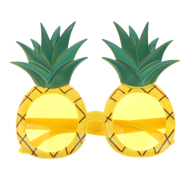 

1pc Hawaii Tropical Party Glasses Pineapple Hawaiian Pool Beach Party Decoration Supplies Funny Glasses Photo Prop