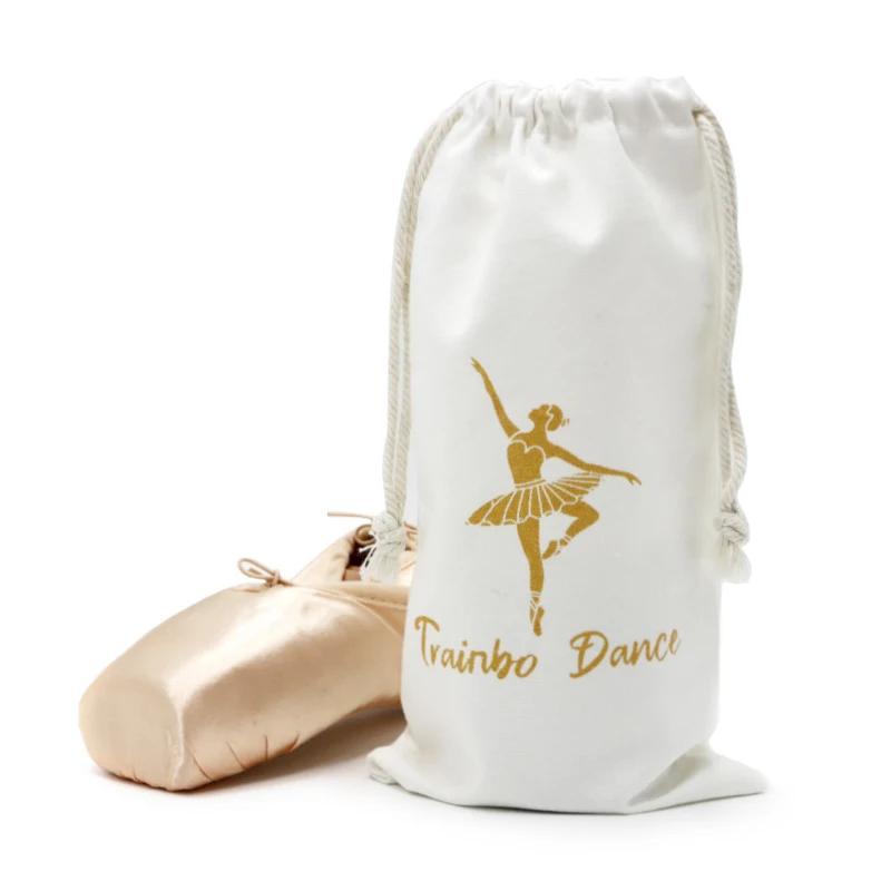 댄스 신발 보관 가방 발레 신발, 부드러운 밑창 메쉬 포켓 새틴 신발 가방, 댄스 신발 파우치, 1PC