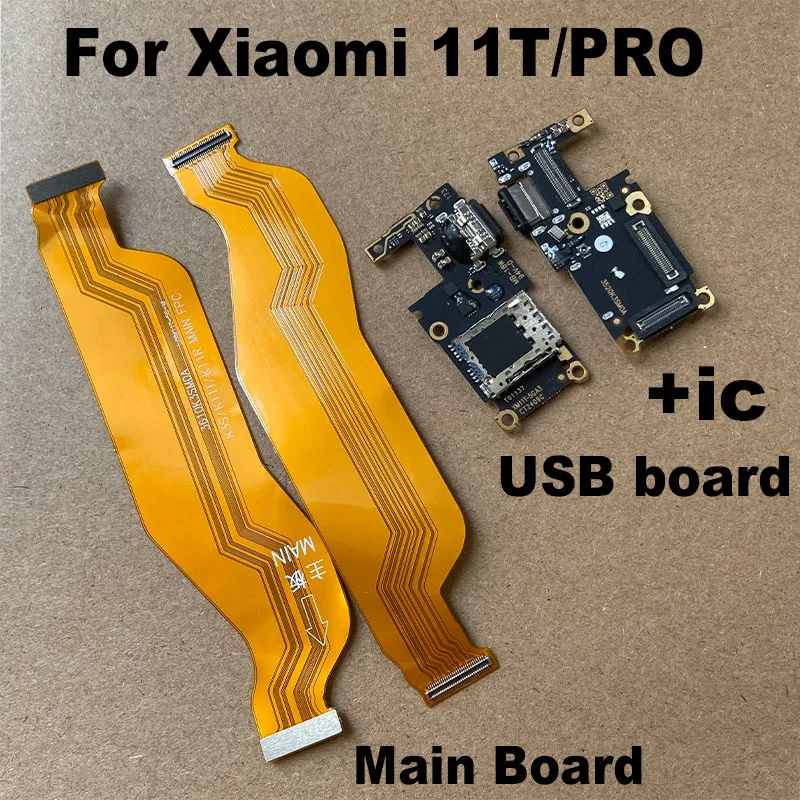 USB Charging Port Dock Connector Board Flex Cable for Xiaomi 11T/11T Pro 5G