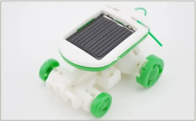 Solar Power Robot Kit para crianças, DIY montar gadget, avião