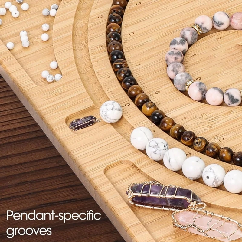 Jewelry Beading Designs Tray Bracelet Measurement Board Wooden Bead Board -  AliExpress