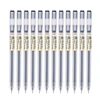 Deli 12pcs/Box Gel Ink Ballpoint Pen Office School Pens Smooth Writing Stationery Elementary Supplies 0.5mm Black Blue Red 3