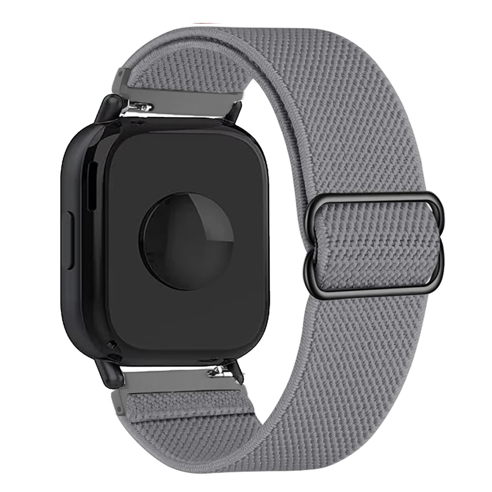 Versatile Nylon Elastic Watch Strap - 20/22mm (Black)