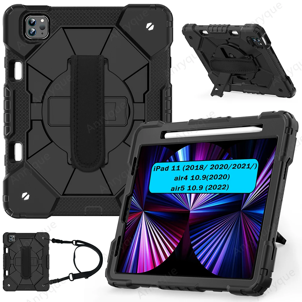 2024 Nuova Custodia Per Ipad Per Ipad Pro 11 Pollici 4Th/3Rd/2Nd Generation 2022 Ipad Air 5 Air 4 10.9 Custodia Per Tablet Con Tracolla Antiurto