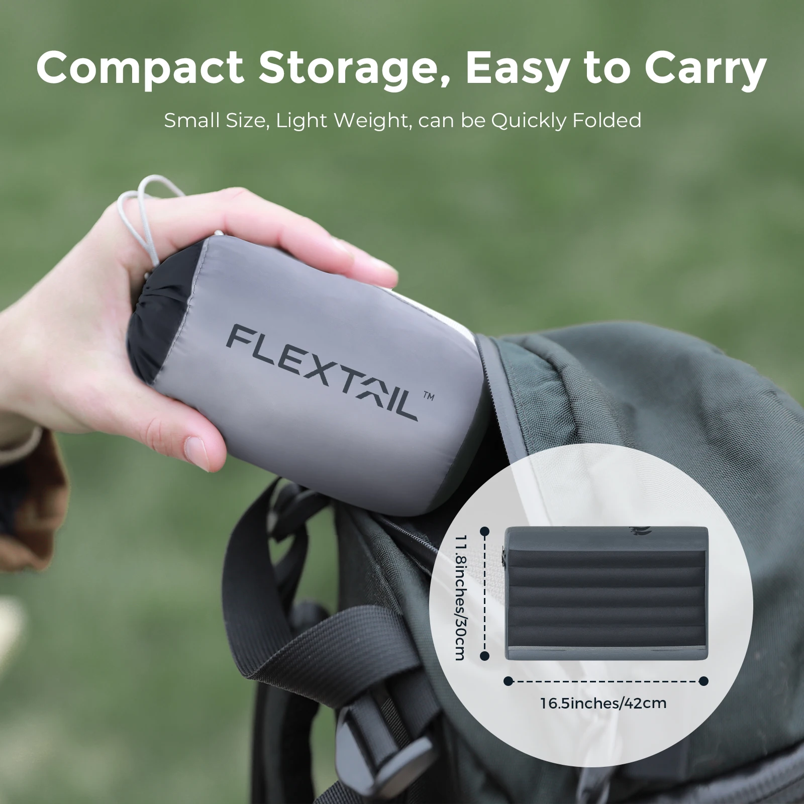 FLEXTAIL ZERO PILLOW SE - Inflatable Camping Pillow