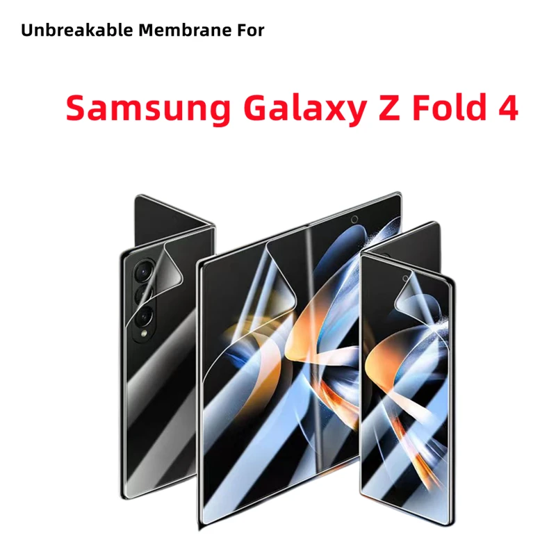 

For Samsung Galaxy Z Fold4 HD Screen Protector For Samsung Galaxy Z Fold 4 Hydrogel Film Galaxy ZFold 4 Unbreakable Membrane