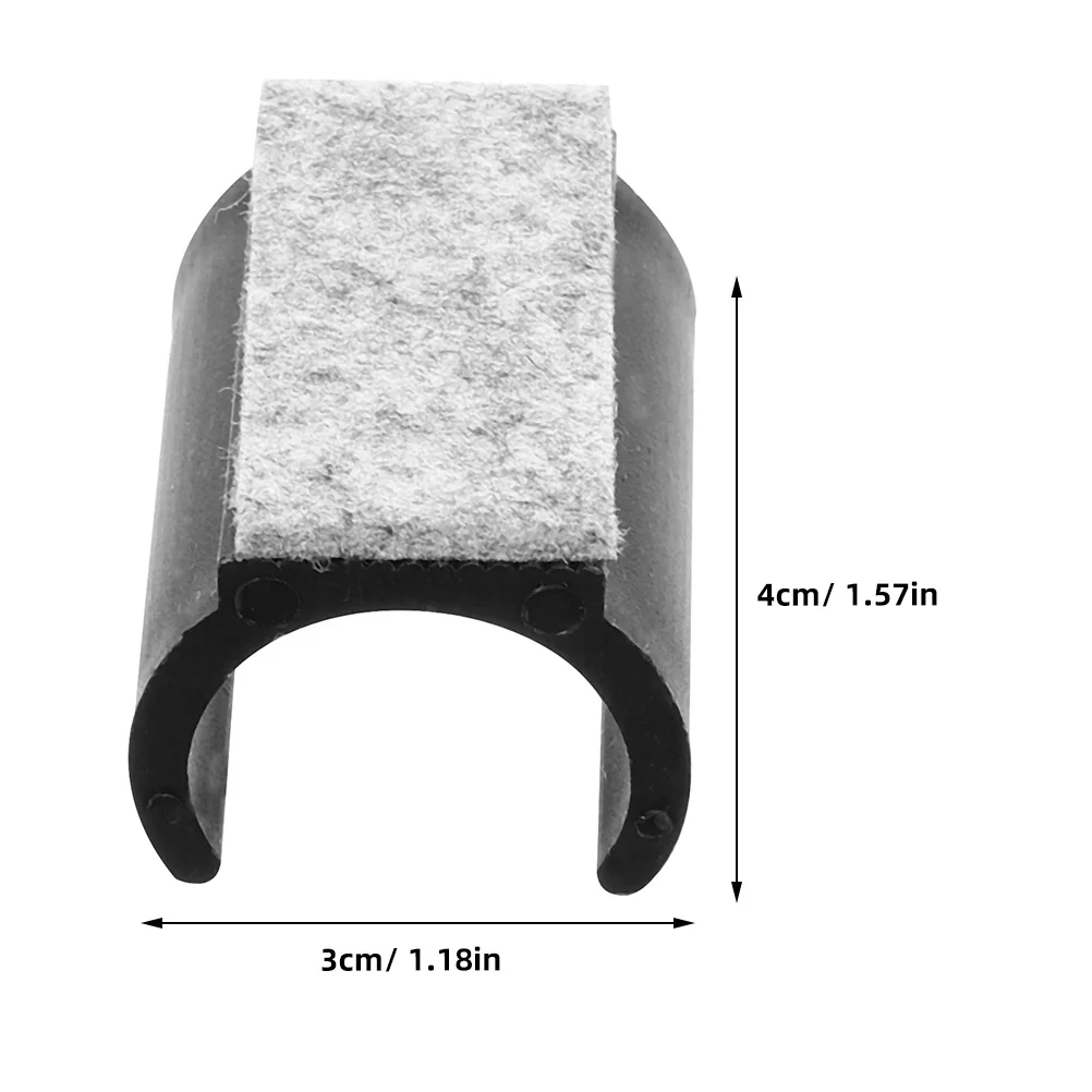 

10 Pcs U-shaped Foot Pad Felt Pads to Open Floor Protector Mat Plastic Furniture Leg