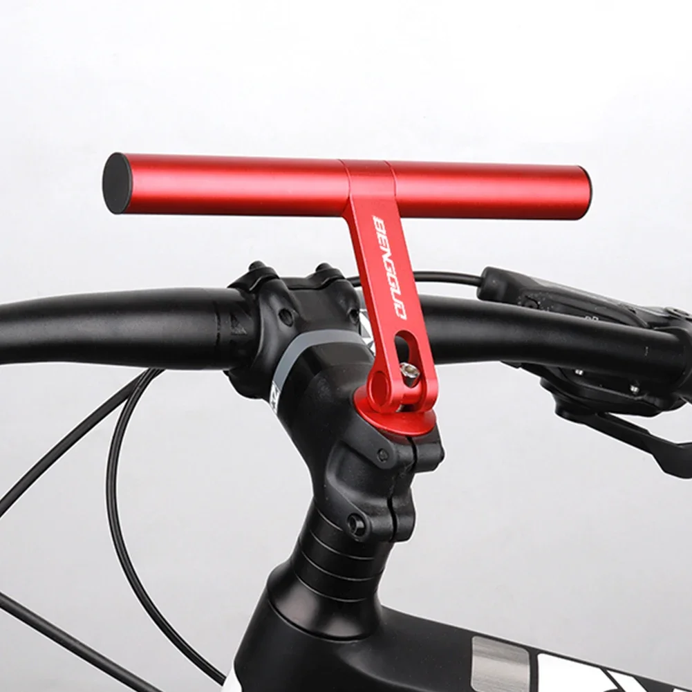 10/20/30cm Bicycle Handlebar Extended Bracket Aluminum Alloy Adjustable Extension Bar Bike Computer Light Phone Stand