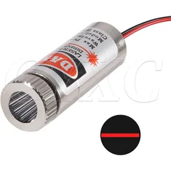 Focusable 650nm 5mW Red Laser Module with Adjustable Glass Lens - 10PCS (Line)