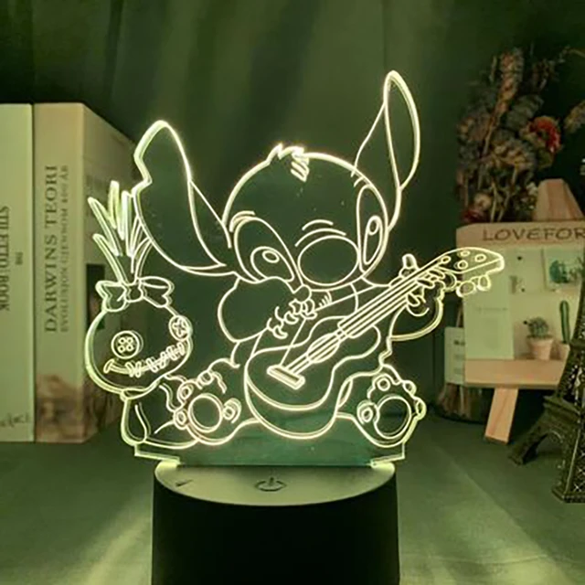 Lilo and Stitch LED Night Light, Stitch Room Decor, Lilo and Stitch Gift,  Lilo and Stitch for Kids, Lilo and Stitch Birthday 