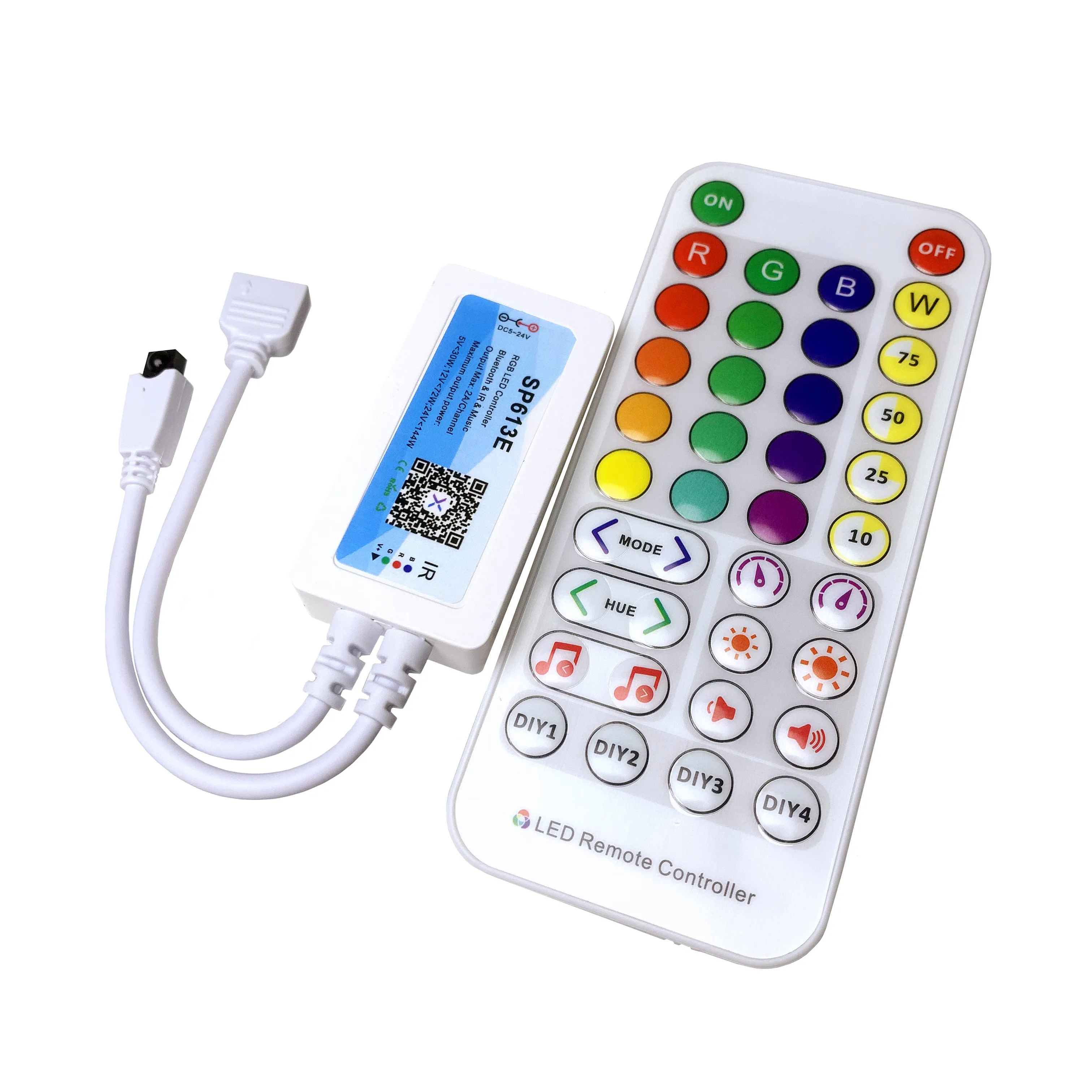 Bluetooth rgb rgbw controlador dc 5 24v mini 38 chave ir remoto música ...