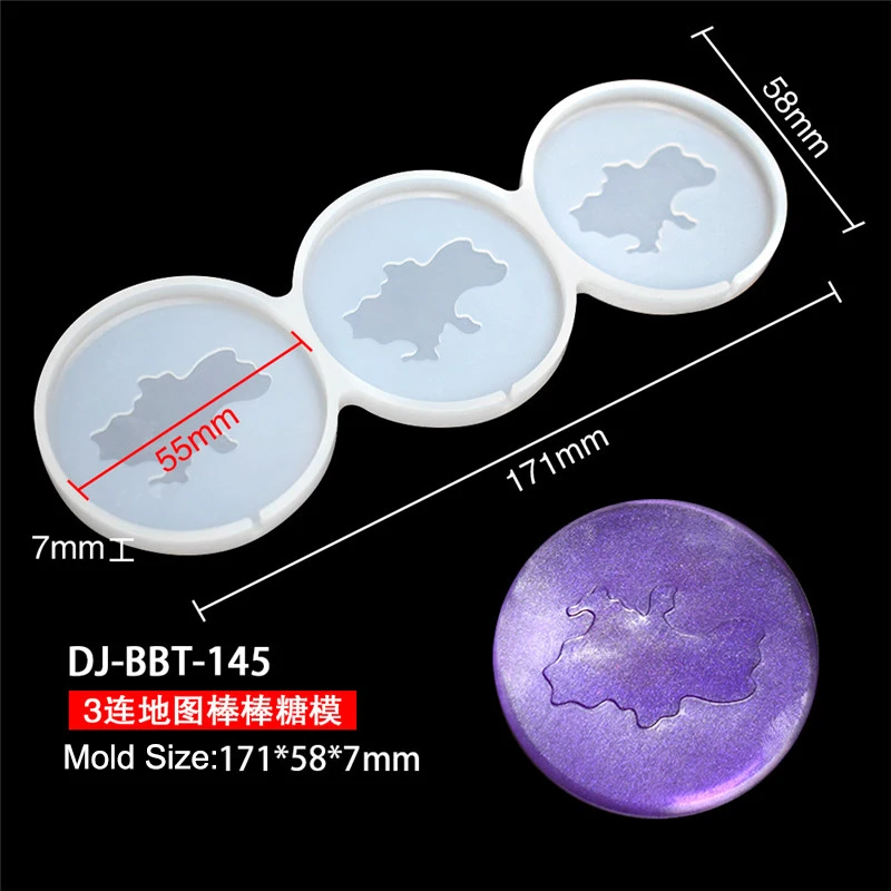 Leaf Flower Heart Bear Shape Silicone Lollipop Mold Round Chocolate Candy Cheese Baking... - SKU SLM00901 - UGI Packaging