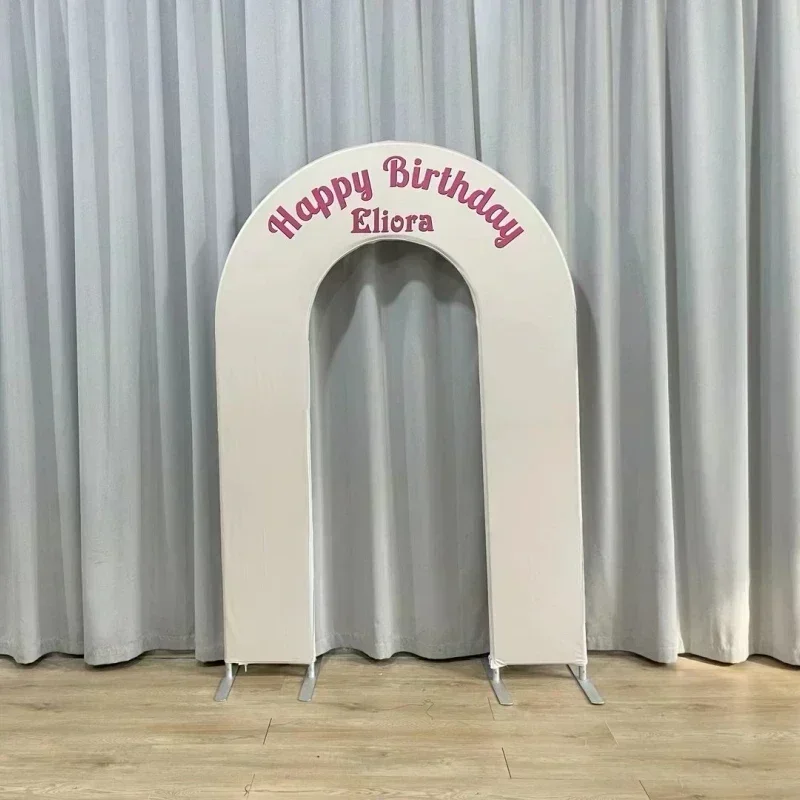 5x7 Foot Open Arched Wall Panel Door Shape Metal Bracket Wedding Decoration Children's Shower