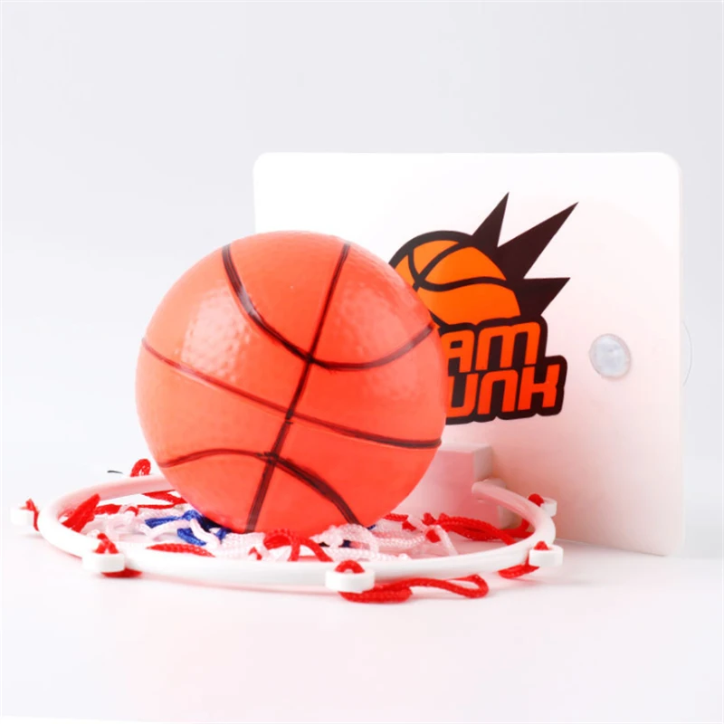 Mini basketball hoop kit indoor plastic basketball backboard home sports for kids funny game bathroom toys basketball hoop