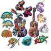 Chameleon Wooden Jigsaw Puzzles Art Unique Unicorn Animal Shaped Puzzle Diy Leisure Game for Adults Kids Family Home Decor 1