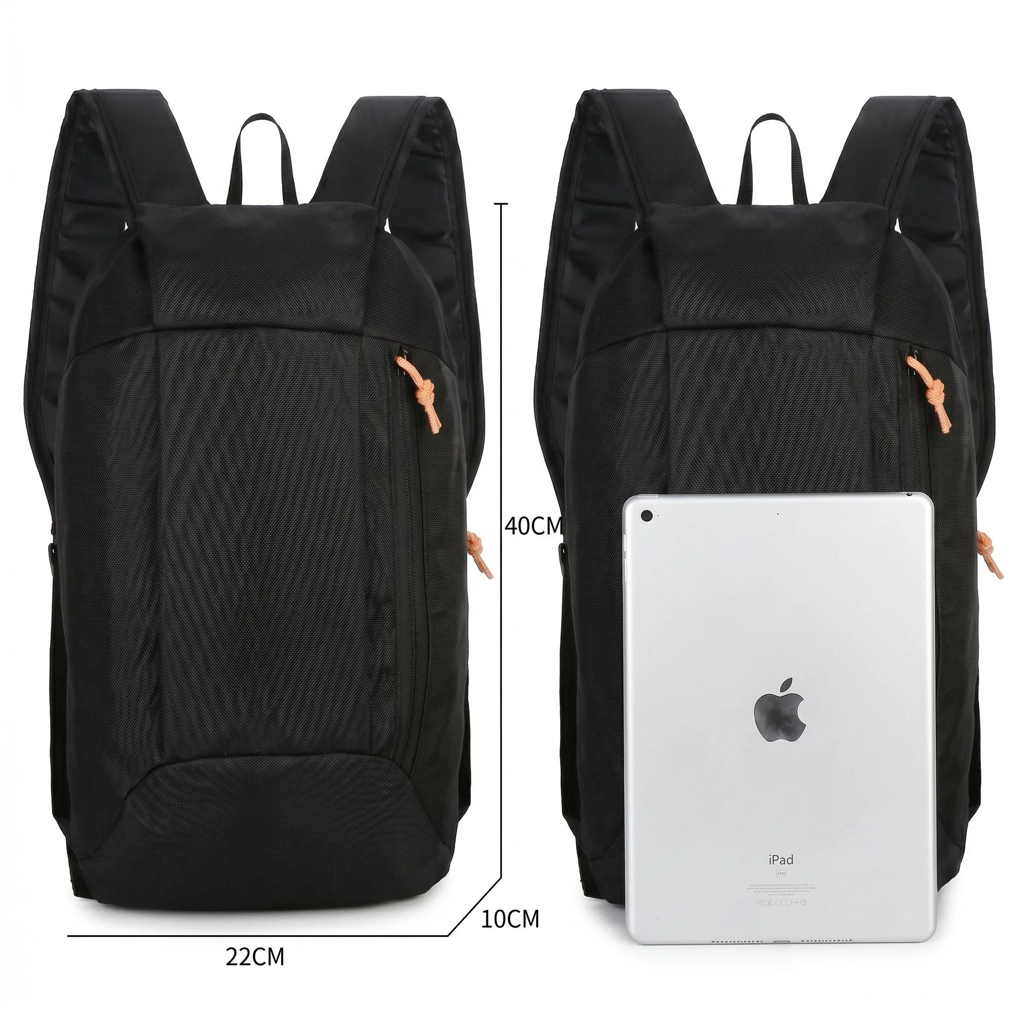 Zaino Leggero da Corsa per Uomini e Donne, Zaino Sportivo da Esterno per Escursionismo, Campeggio, Viaggi, Borsa per la Scuola e il Pendolarismo - immagine 3